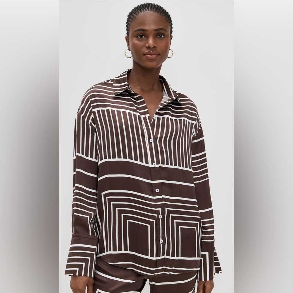 NWT 4th & Reckless Amira Shirt size large
